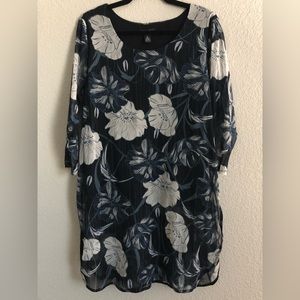 Alfani Floral Tunic sz XL